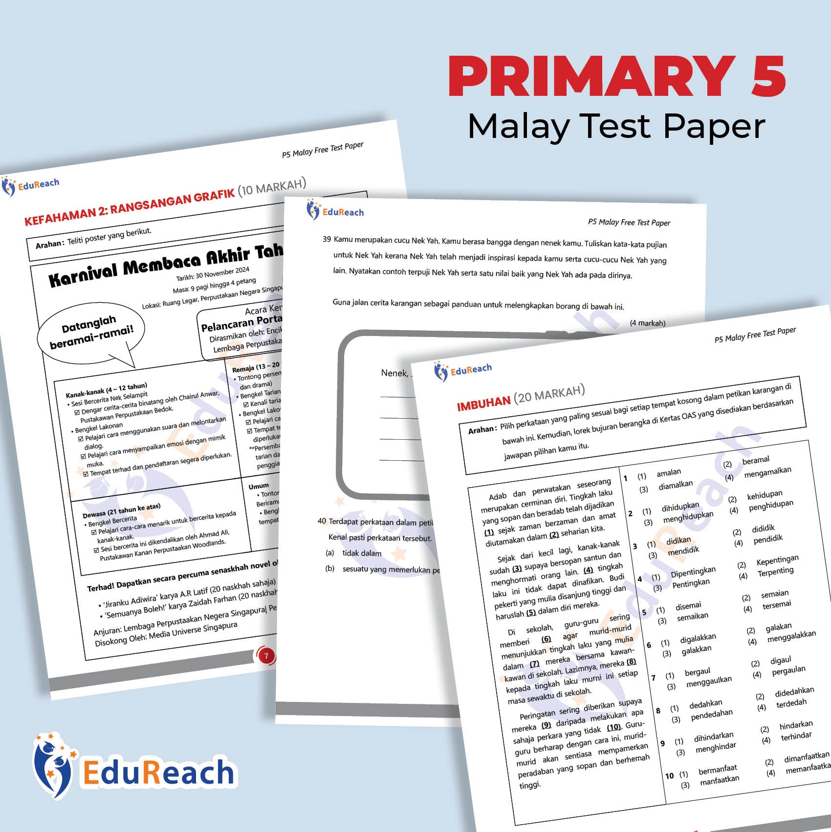 P5 Malay Free Test Paper